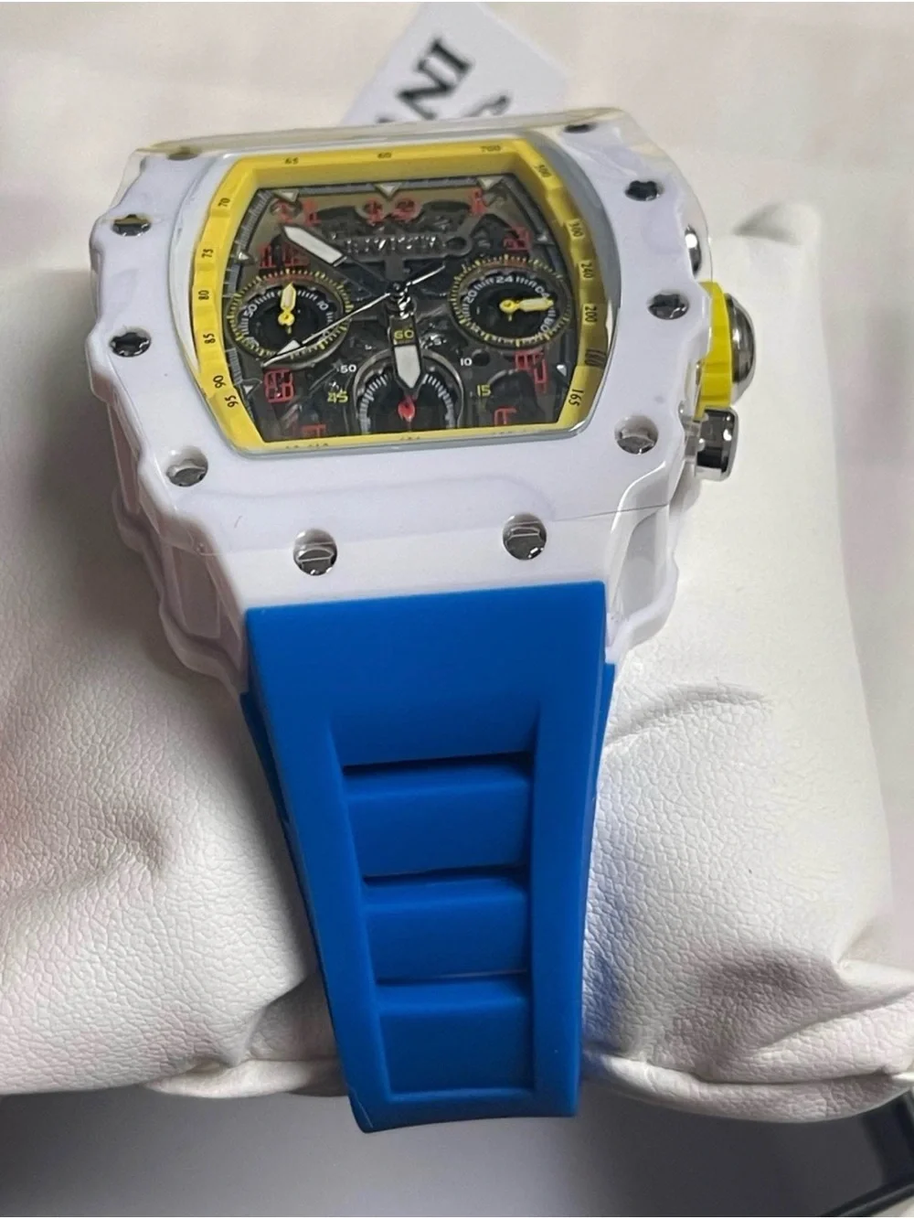 Invicta Racing Valxor Unisex Watch - 40mm, Blue (69775) new
